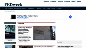What Fedweek.com website looked like in 2022 (2 years ago)