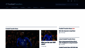 What Footballtransfers.com website looked like in 2022 (2 years ago)