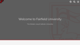 What Fairfield.edu website looked like in 2022 (2 years ago)