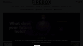 What Firebox.com website looked like in 2022 (2 years ago)