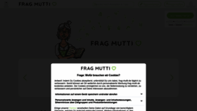 What Frag-mutti.de website looked like in 2022 (2 years ago)