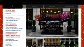 What Firmdalehotels.com website looked like in 2022 (2 years ago)