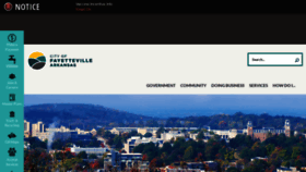 What Fayetteville-ar.gov website looked like in 2022 (2 years ago)