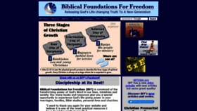 What Foundationsforfreedom.net website looked like in 2022 (2 years ago)