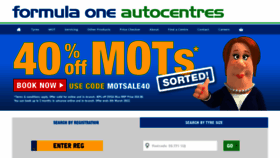 What F1autocentres.co.uk website looked like in 2022 (2 years ago)