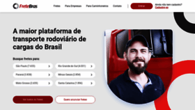 What Fretebras.com.br website looked like in 2022 (2 years ago)