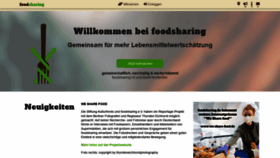 What Foodsharing.de website looked like in 2022 (2 years ago)
