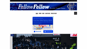 What Followfollow.com website looked like in 2022 (2 years ago)