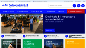 What Fietsenwinkel.nl website looked like in 2022 (2 years ago)