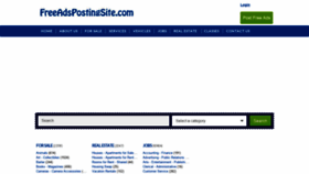 What Freeadspostingsite.com website looked like in 2022 (2 years ago)