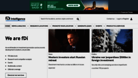 What Fdiintelligence.com website looked like in 2022 (2 years ago)