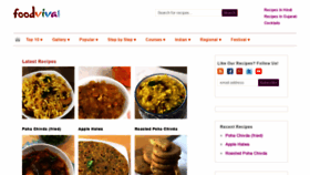 What Foodviva.com website looked like in 2022 (2 years ago)