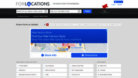 What Forlocations.com website looked like in 2022 (2 years ago)