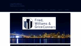 What Friedwilliams.com website looked like in 2022 (2 years ago)