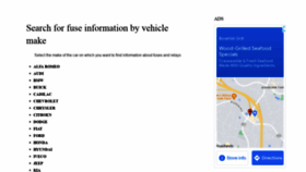 What Fusesdiagram.com website looked like in 2022 (3 years ago)
