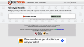 What Filezigzag.com website looked like in 2022 (2 years ago)