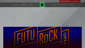 What Futurock.fm website looked like in 2022 (2 years ago)