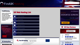 What Findukhosting.com website looked like in 2022 (2 years ago)