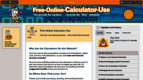 What Free-online-calculator-use.com website looked like in 2022 (2 years ago)