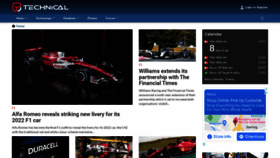 What F1technical.net website looked like in 2022 (2 years ago)