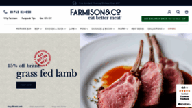 What Farmison.com website looked like in 2022 (2 years ago)