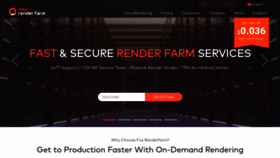 What Foxrenderfarm.com website looked like in 2022 (2 years ago)