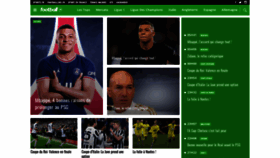 What Football.fr website looked like in 2022 (2 years ago)