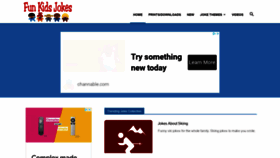 What Funkidsjokes.com website looked like in 2022 (2 years ago)