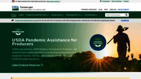 What Farmers.gov website looked like in 2022 (2 years ago)