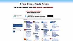 What Freeclassifiedssites.com website looked like in 2022 (2 years ago)