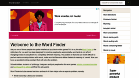 What Findwords.info website looked like in 2022 (2 years ago)