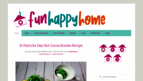 What Funhappyhome.com website looked like in 2022 (2 years ago)