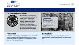 What Federalreservehistory.org website looked like in 2022 (2 years ago)