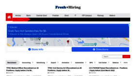 What Freshhiring.com website looked like in 2022 (2 years ago)