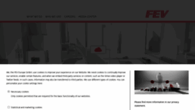 What Fev.com website looked like in 2022 (2 years ago)