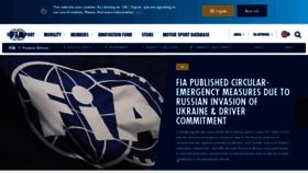 What Fia.com website looked like in 2022 (2 years ago)