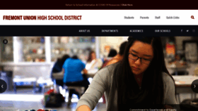 What Fuhsd.org website looked like in 2022 (2 years ago)