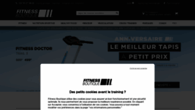 What Fitnessboutique.fr website looked like in 2022 (2 years ago)