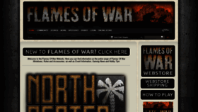 What Flamesofwar.com website looked like in 2022 (2 years ago)
