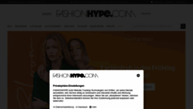 What Fashionhype.com website looked like in 2022 (2 years ago)