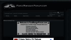 What Fordrangerforum.com website looked like in 2022 (2 years ago)