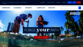What Fau.edu website looked like in 2022 (2 years ago)