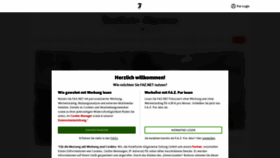 What Faz.de website looked like in 2022 (2 years ago)