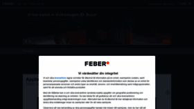 What Feber.se website looked like in 2022 (2 years ago)