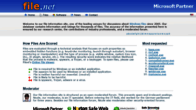 What File.net website looked like in 2022 (2 years ago)