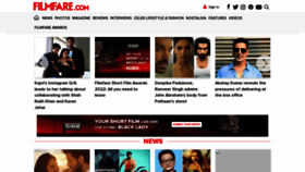 What Filmfare.com website looked like in 2022 (2 years ago)