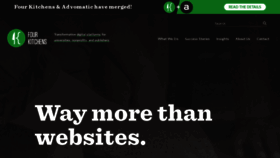 What Fourkitchens.com website looked like in 2022 (2 years ago)