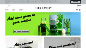 What Foreverliving.com website looked like in 2022 (2 years ago)