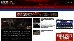 What Fox5vegas.com website looked like in 2022 (2 years ago)