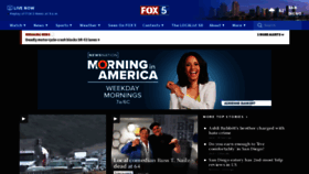 What Fox5sandiego.com website looked like in 2022 (2 years ago)